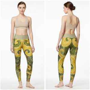 Leggings de yoga et d'entraînement pour femme, taille personnalisée, ultra doux, motif uni, avec poches latérales et coutures brossées - Product Image 6