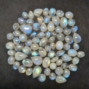 Fabricant Grossiste de Pierre de Lune Arc-en-ciel en Gros pour Revendeurs, Artisans, Métallurgistes en Argent (en Kg, Kilogramme) – Feu Bleu - Product Image 3