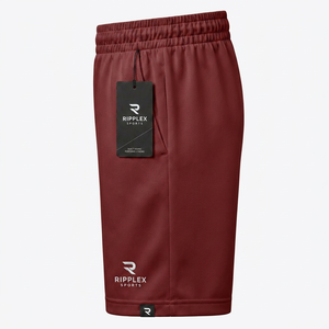 Children's Casual Shorts Boys Girls 100% Polyester Breathable Elastic Waist Summer Beach Three-color Simple Factory Wholesale - Product Image 2
