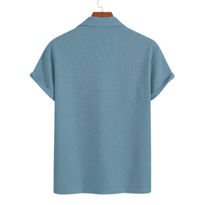 Polo en coton respirant pour homme, manches courtes, décontracté, mode, personnalisation de marque, vente en gros, fournisseur OEM - Product Image 2