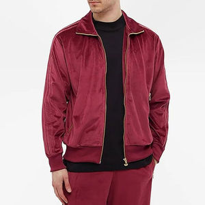 Survêtement d'hiver pour homme personnalisé de haute qualité en velours doux imprimé, à capuche, uni, décontracté, respirant, à séchage rapide, avec cordon de serrage, 100% coton - Product Image 4