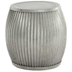 Maceta Moderna de Metal Acanalado, Macetero Galvanizado Vintage, Maceta Grande para Jardín Interior y Exterior, Contenedor Decorativo para Plantas - Product Image 1