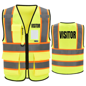 Chaleco de Seguridad Premium de Alta Visibilidad, Ropa de Trabajo Reflectante, Suministro al por Mayor del Fabricante - Product Image 6