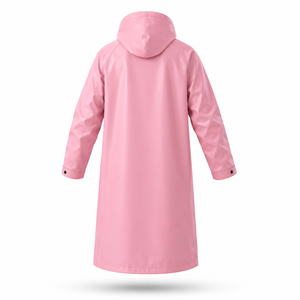 Custom Men's <b>Long</b> Hooded Waterproof <b>Raincoat</b> PU PVC Windproof Outdoor Fishing Hiking Workwear OEM ODM Custom Logo All Seasons - Product Image 3