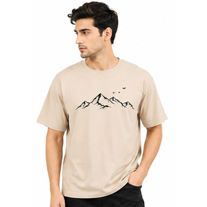 Camiseta de Algodón para Hombre, Impresión de Logotipo Personalizado, Manga Corta, Transpirable, Ropa Casual al por Mayor, Camiseta de Algodón Premium para Hombre - Product Image 6