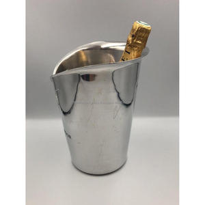 Cubo de hielo con cubierta de ratán, cubo de hielo de cerveza de acero inoxidable de doble pared a prueba de fugas, accesorios de decoración para Bar en casa, bañera enfriadora de vino - Product Image 2