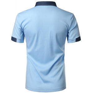 Polo homme en jersey uni de haute qualité, fabriqué en usine, vente en gros, dernière collection, chemises en coton, design tendance. - Product Image 2