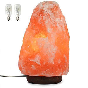 Lámpara de Sal del Himalaya Premium para Decoración de Mesa, con Diseño Tallado, Estilo Moderno, Tamaño y Logotipo Personalizables, para Decoración del Hogar - Product Image 1
