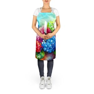 Multicolor Large Adult Unisex Watercolor Hydrangeas <b>Apron</b> for Cooking Baking Crafts <b>Gardening</b> Kitchen Server - Product Image 5
