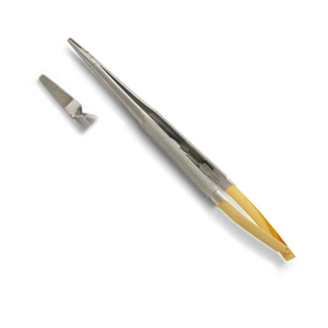 Portaagujas Manual Jacobson de 18 cm con Insertos de Carburo de Tungsteno, Portaagujas para Microcirugía, Certificado CE JI-307 Clase I, 1 Año de Garantía - Product Image 1
