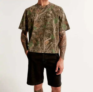 Vêtements pour hommes à épaules tombantes, prix de gros, 100% coton biologique, haute qualité, écologiques, design personnalisé, tricot uni, coupe classique - Product Image 1