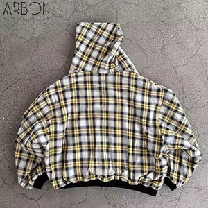 เสื้อฮู้ดดี้ผ้าฝ้ายคุณภาพสูง ซิปเต็มตัว กันลม สไตล์ลำลอง สตรีทแวร์ หนานุ่ม ทันสมัย คลาสสิก สำหรับคนเมือง แบบสองด้าน - Product Image 2