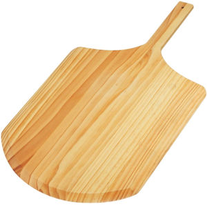 Accessoire de cuisine écologique avec poignée, design vintage, pelle à pizza et planche à découper en bambou, spatule en bois pour usage hôtelier - Product Image 1