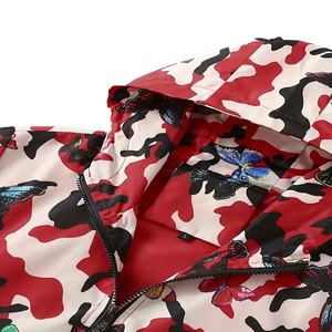 Chaqueta Bomber Unisex de Manga Larga, Chaqueta Cortavientos con Capucha Estampada para Hombre, Abrigo Informal de Invierno con Cremallera, Ropa Deportiva Impermeable para la Calle - Product Image 3