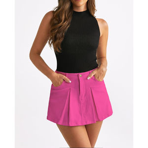 Jupes en jean pour femmes, vêtements décontractés en coton, tenues modernes pour femmes, jupes en jean tendance, tenues décontractées pour femmes. - Product Image 6