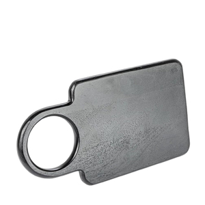 Top Selling round Shape Cheese <b>Board</b> Mango Wood with Stainless Steel Platter for Pizza Serving and Chopping-Cheese <b>Tools</b> - Product Image 3