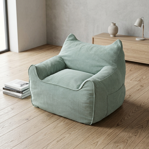 Fauteuil pouf moderne en mousse déchiquetée écologique pour enfants, idéal pour l'école, la chambre et le salon, à partir de 2 ans - Product Image 1
