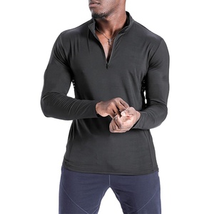 Chemise de golf à col montant et fermeture éclair pour hommes, veste à manches longues, automne, pull léger avec 14 chemises à fermeture éclair - Product Image 5
