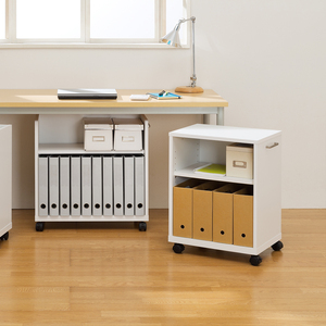 Modern Light Brown Wood American Vintage Style Antique Storage Cabinet <b>Adjustable</b> <b>Shelves</b> Wheels for Home Office Living Room - Product Image 5