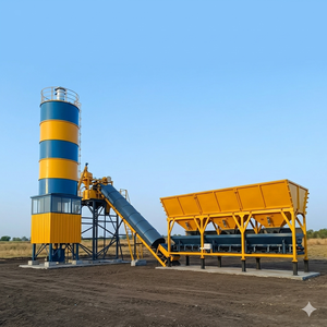 Centrale à béton AP-45 à commande automatique, système de mélange à tambour pour centrale à asphalte, équipement électrique de mélange d'asphalte pour routes - Product Image 1