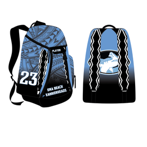 Sac à dos de football américain à fermeture éclair pour adultes et jeunes, multi-poches, résistant à l'eau, logo d'équipe personnalisé, dos respirant, faible MOQ, OEM - Product Image 2
