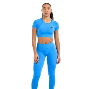 Top Deportivo Sin Costuras para Mujer, Camiseta Deportiva Elástica, Suave y Cómoda, Transpirable, para Gimnasio, Entrenamiento, Fitness, Ropa Deportiva al por Mayor - Product Image 1