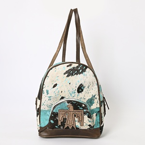 Custom Luxury Cowhide Leather <b>Backpack</b> for Women Vintage Western Travel School <b>Backpack</b> <b>Large</b> Capacity Lightweight Bag - Product Image 1