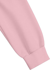 <b>Ladies</b> Stylish Winter Streetwear <b>Crop</b> Hooded Front Casual Long Sleeve Pullover Fleece Cotton Blend Soft Breathable Eco-Friendly - Product Image 3