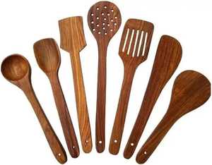 Natural Wooden <b>Spoon</b> Kitchen Cooking <b>Spoon</b> Eco Friendly Wood Table <b>Spoon</b> Reusable Wooden Utensil Kitchen Tool - Product Image 6