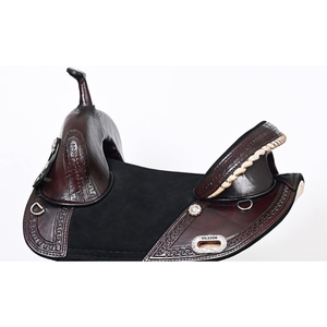 Selle de cheval western en cuir véritable sur mesure, équipement d'équitation de qualité supérieure pour cow-boy, équipement équestre, fabricant OEM en gros - Product Image 3