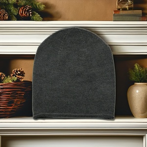 Unisex Winter Beanie High Top Sale Custom Logo Hand Knit Cashmere Hat Stylish Multi-Colors Solid Free Size Quality Wholesale - Product Image 2