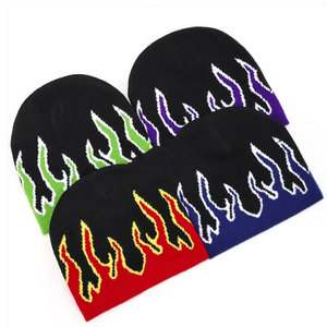 Elegante Gorro de Punto Hecho a Mano, Transpirable e Impermeable, 100% Acrílico, Decoración con Perlas y Diamantes de Imitación, Color Sólido, Cálido para Invierno y Esquí - Product Image 2