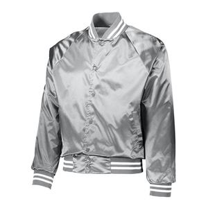 Pakistan Made Winter Men's Baseball Varsity Jacket Custom Satin <b>Stand</b> Breathable Windproof Cartoon Silk Screen Printed Letters - Product Image 3