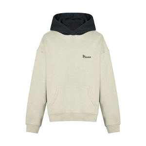 Sweat-shirt unisexe uni sans cordon de serrage |   Fabricant de sweats à capuche personnalisés de haute qualité, MOQ 2 pièces, tissu polaire, fabriqué au Pakistan - Product Image 2