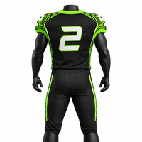 Uniforme de Fútbol Americano OEM, Conjunto Personalizado de Camiseta y Pantalones de Fútbol, Ropa Deportiva Sublimada para Equipos, Nombre, Número y Logotipo Personalizados, para Jóvenes y Adultos