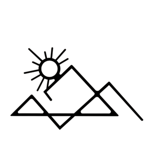 Décoration murale en métal silhouette de montagne, grande décoration murale en métal montagne, art mural en métal montagne nature - Product Image 1