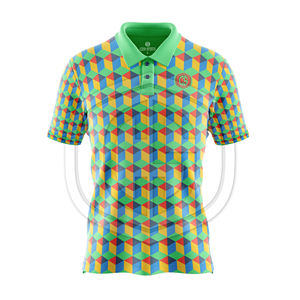 Chemises de golf pour hommes, coupe régulière, respirantes, anti-humidité, séchage rapide, imprimées par transfert thermique, design gratuit, performance optimale - Product Image 6