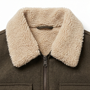 Wholesale Custom Designed Adults Size Wool Jackets In Low MOQ New Arrival Lightweight Men Wool Jacket For Winter Wear - Product Image 5