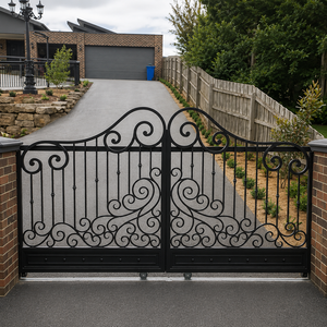 Améliorez l'extérieur de votre propriété avec une porte métallique haut de gamme, une porte en acier robuste ou une porte en fer forgé élégante pour une sécurité maximale - Product Image 5