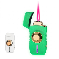 Briquet électronique rechargeable coupe-vent Serigs en alliage de zinc, recharge USB, sans flamme, vente en gros pour cigarettes, OEM ODM