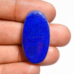 Lot de cabochons en lapis-lazuli bleu naturel, pierres semi-précieuses pour la fabrication de bijoux, pierres lisses polies de formes variées FAIJAN - Product Image 1