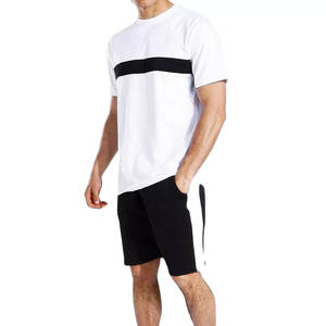 2026 Custom Factory Made Street Fashion Casual Wear Men <b>Twin</b> <b>Set</b> T Shirt and Short <b>Sets</b> 100% Cotton <b>Twin</b> <b>Sets</b> Casual Clothing - Product Image 4