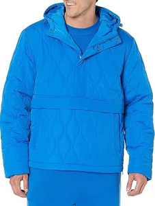 Blouson matelassé chauffant pour homme, style vintage, écologique, respirant, avec capuche, poche avant, coupe confortable et douillette pour l'automne - Product Image 3