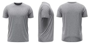 เสื้อยืดผู้ชาย ผ้าฝ้าย 100% รับออกแบบโลโก้ คุณภาพดี คอริบ โอ-เนค สตรีทแวร์ เสื้อยืดเปล่าสำหรับผู้ชาย - Product Image 3