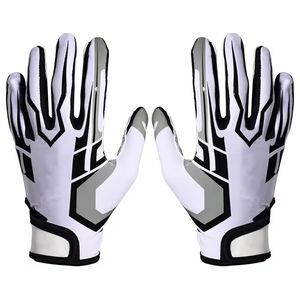 Guantes de Fútbol Americano Super Grip para Adultos y Jóvenes, Guantes de Receptor de Alto Rendimiento, Antideslizantes, Dedos Completos, para Todas las Temporadas - Product Image 1