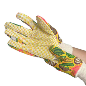 High Grip Cotton Industrial Work Gloves Premium Cotton <b>PVC</b> Dotted Gloves Anti Slip Industrial Safety Gloves - Product Image 4
