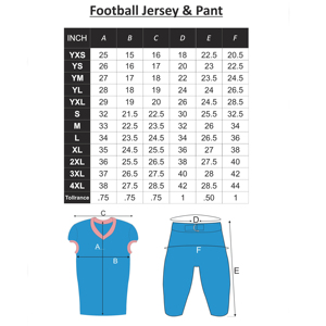 Uniforme de football américain pour hommes sur mesure, 100% polyester, respirant, séchage rapide, coupe parfaite, prix bas, nouvel arrivage, privé - Product Image 6