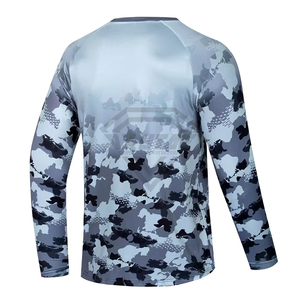 เสื้อยืดแขนยาวลายพรางพรีเมียมสั่งทำพิเศษ ขายส่ง เสื้อผ้ากีฬาผู้ชาย โพลีเอสเตอร์ ระบายอากาศ แห้งเร็ว ผู้ผลิตเสื้อยืด - Product Image 5