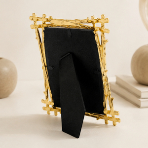 Luxury Gold <b>Twig</b> Metal Photo Frame Wholesale Handcrafted Branch Picture Frame Bulk for Tabletop Living Room & Hotel <b>Decor</b> - Product Image 3