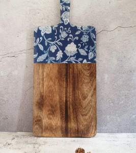 Plateau de service en écorce de bois de manguier écologique et antibactérien, pour salade, décoration de table, vaisselle de service, planche à découper - Product Image 2